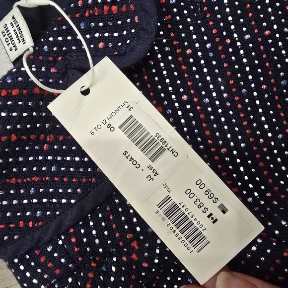 Janie & Jack - Tweed blazer 6-12 months - NWT - Picture 3 of 4